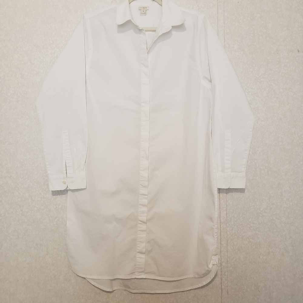 J CREW BUTTON DOWN DRESS....SIZE: M - Picture 2 of 6